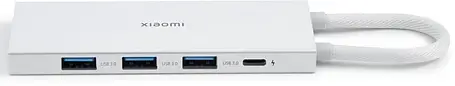 USB HUB Xiaomi 5in1 USB-C to HDMI/3USB 3.0 (BHR8804GL) Silver gray UA UCRF, фото 1