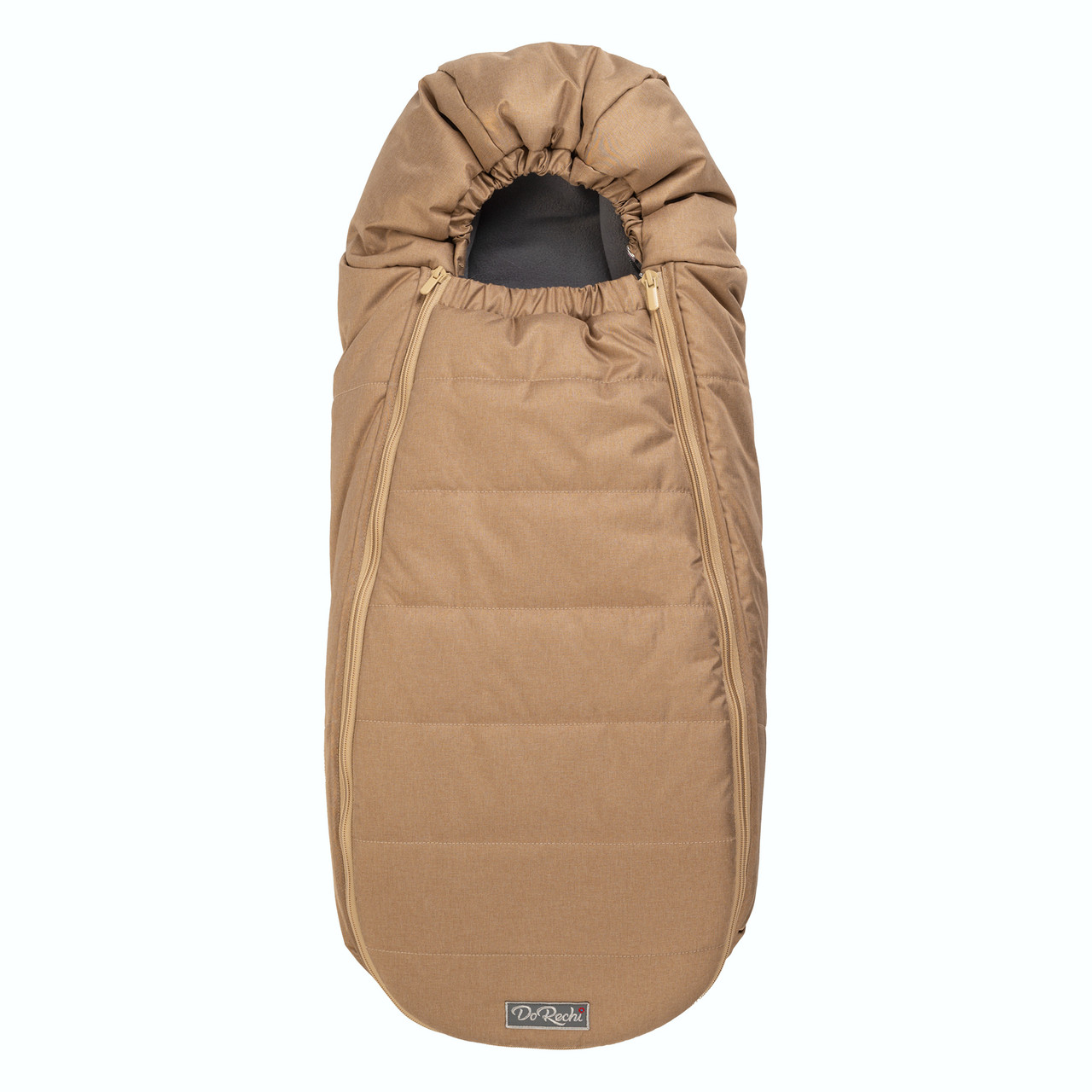 Дитячий зимовий конверт кокон на флісі з утеплювачем у візок коляску від 0 до 10 місяців Тренд Baby XS Бежевий, фото 1