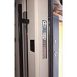 Вхідні двері Модена венге/біле дерево+ терморазрив вулиця, фото 4