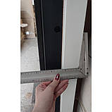 Вхідні двері Модена венге/біле дерево+ терморазрив вулиця, фото 6