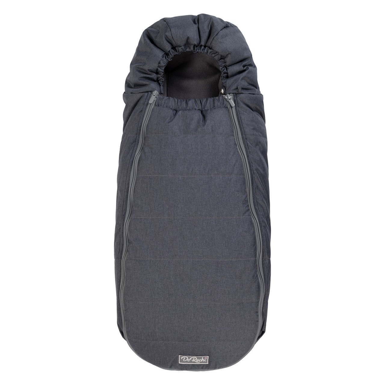 Дитячий зимовий конверт кокон на флісі з утеплювачем у візок коляску від 0 до 10 місяців Тренд Baby XS Графіт, фото 1