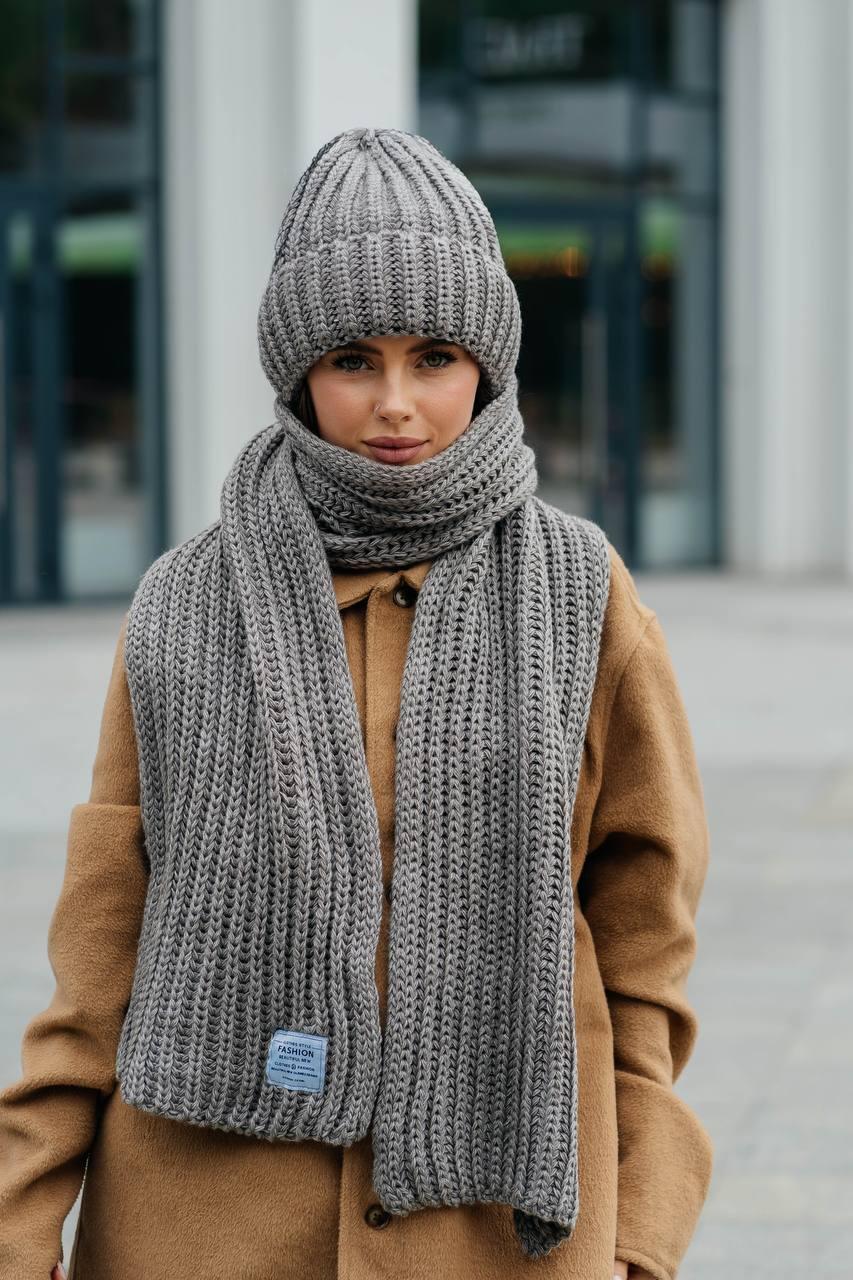 В'язаний комплект "Ульяна", колір моко