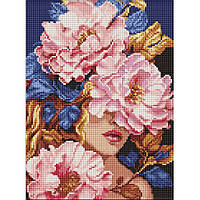 Алмазна мозаїка "Квіткова чарівність" 30*40см