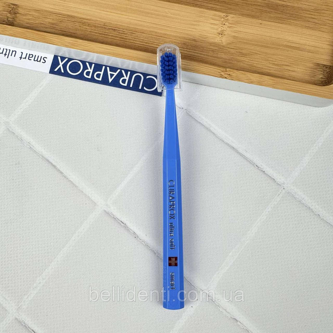 Зубна щітка Curaprox Smart CS 7600 від 5 до 12 років (синя/синя), 1 шт