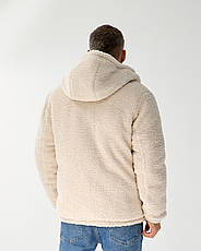 Чоловіча зимова куртка плюшева Stone Island двостороння тепла м'яка куртка Стон Айленд, фото 3