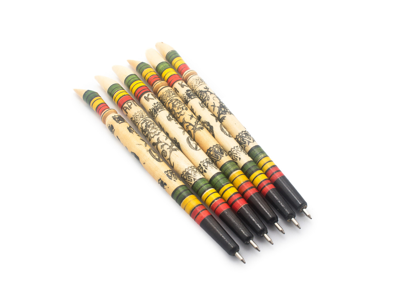 Сувенірна дерев'яна ручка з написом Карпати