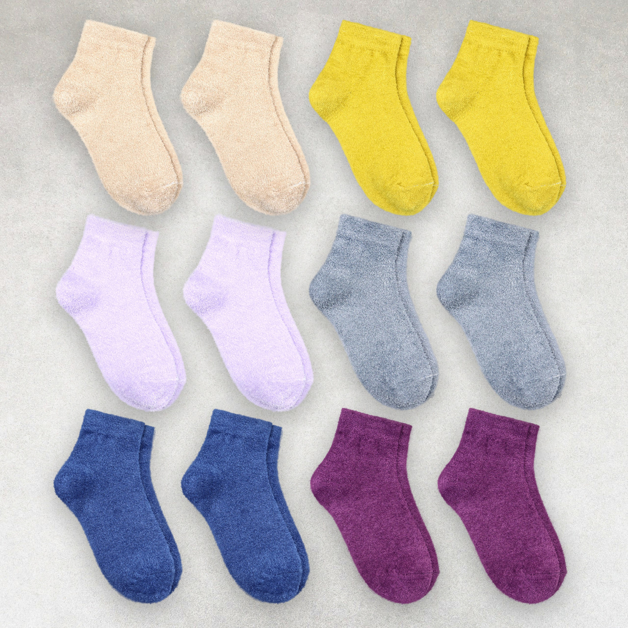 Шкарпетки зимові пухнасті жіночі 12 пар середньої висоти розмір 36-40 арт. 335.12, фото 1