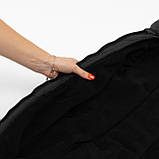 Дитячий зимовий конверт кокон на флісі з утеплювачем у візок коляску від 0 до 10 місяців Тренд Baby XS Чорний, фото 7