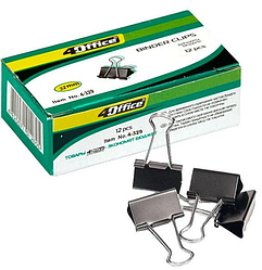 Біндер 32 мм завширшки чорний Цена за пачку 12 шт.!  4-329