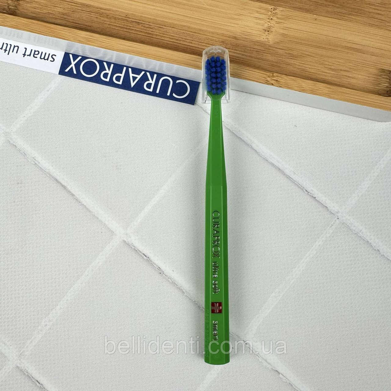 Зубна щітка Curaprox Smart CS 7600 від 5 до 12 років (зелена/синя), 1 шт