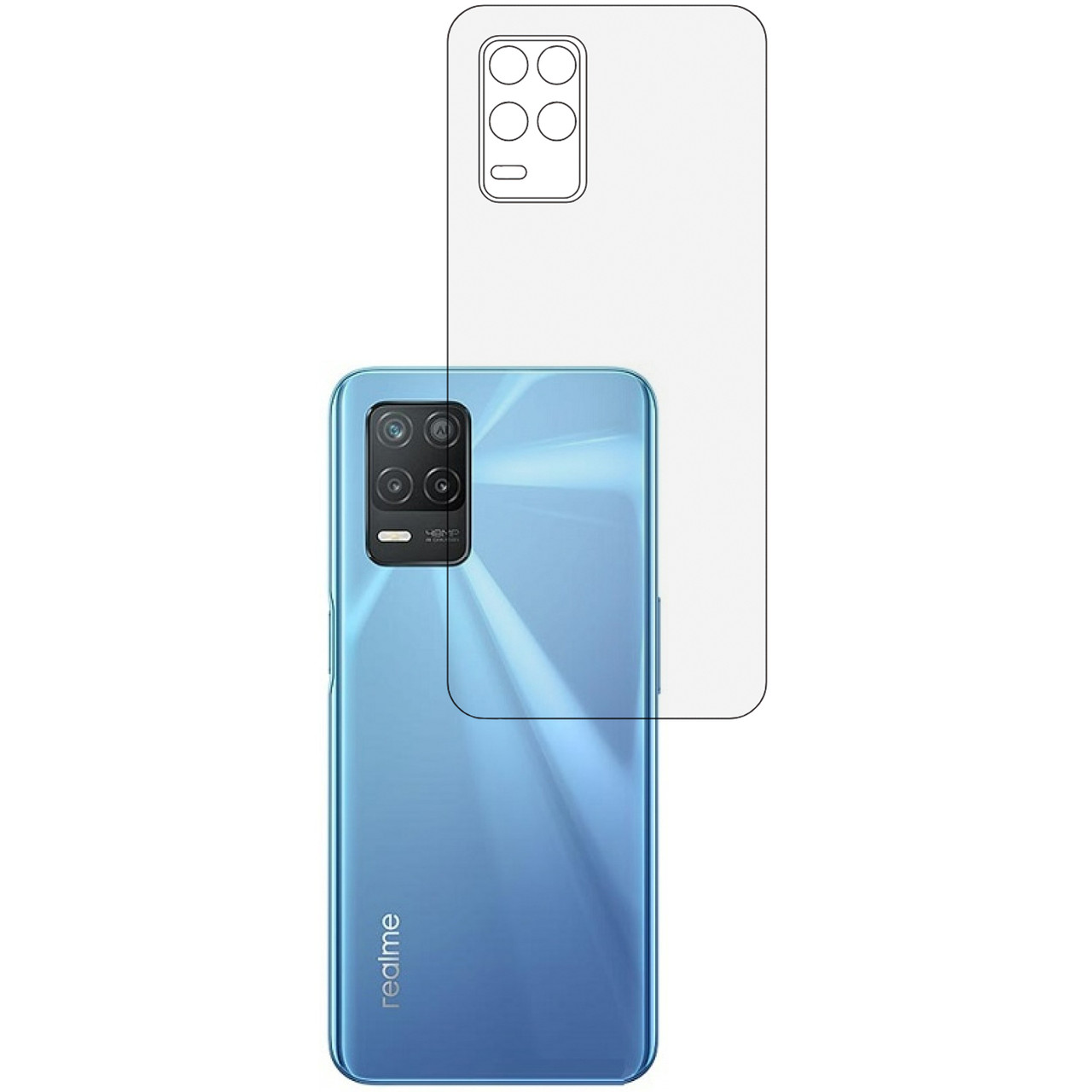 Плівка на задню панель Mietubl HD для Realme 8 5G, фото 1