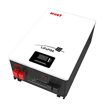 Акумуляторна батарея MUST LP1600-48100, 48В 100Аг, LiFePO4, літій-залізо-фосфатна АКБ, фото 3