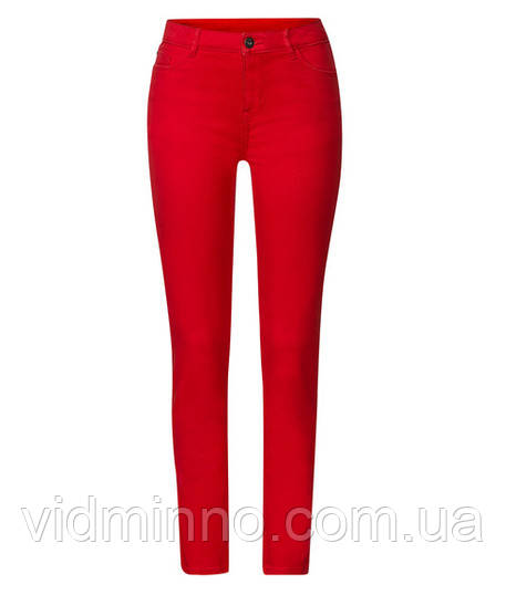 Жіночі вузькі джинси super skinny fit Esmara р.38 euro (М, наш 44), червоні, фото 1
