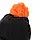 Шапка Fox Collection Booble Hat - Black/Orange, фото 4