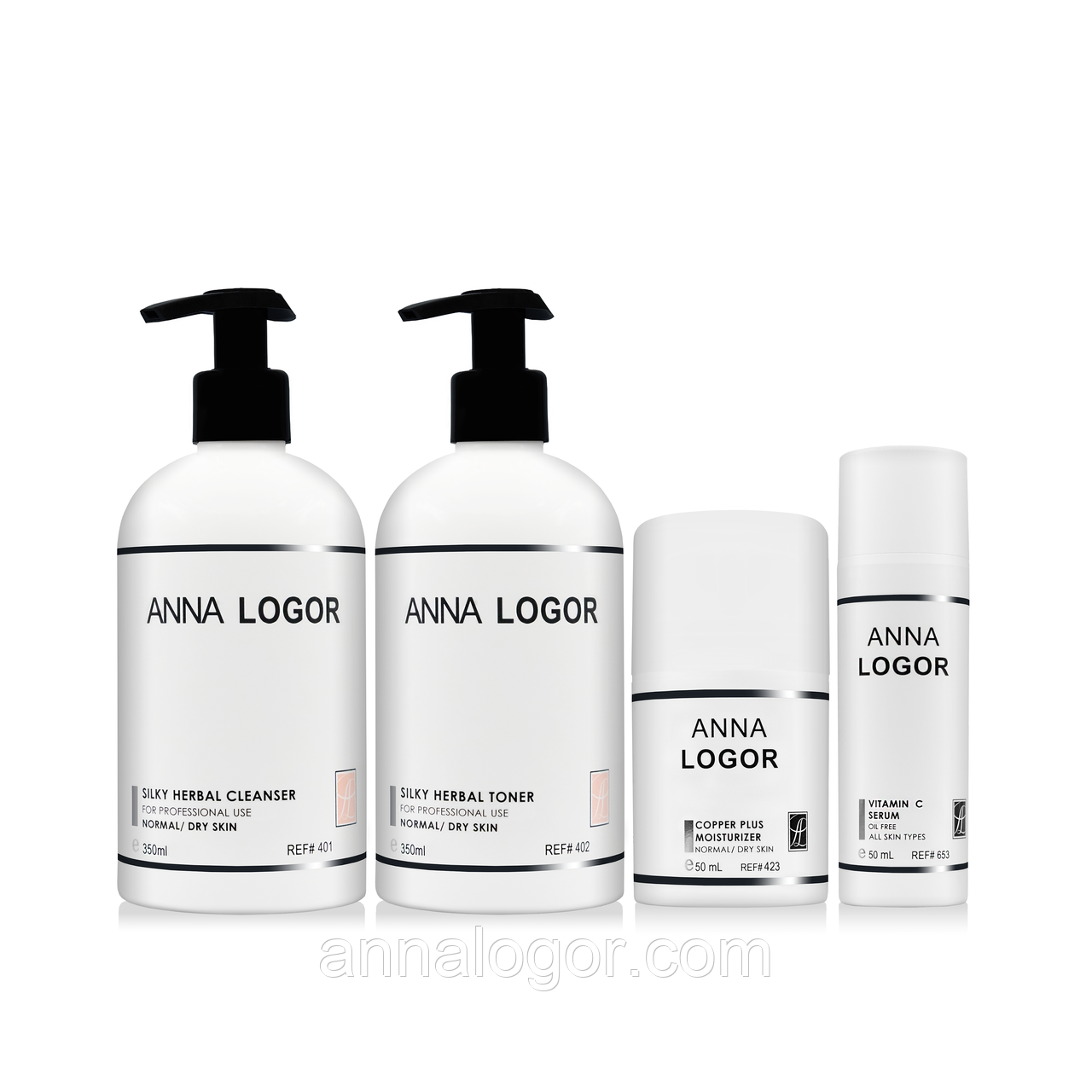 Набір косметики для сухої шкіри з куперозом Anna LOGOR Herbal Anti-Couperosis Set, фото 1