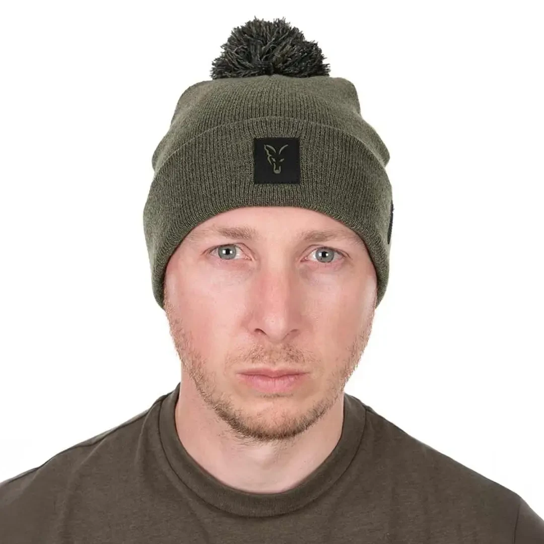Шапка Fox Collection Booble Hat - Green/Black