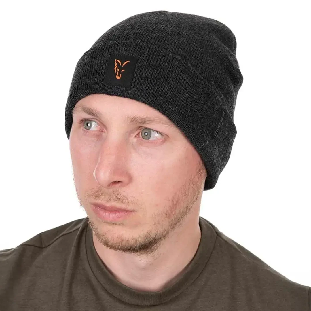 Шапка Fox Collection Beanie - Black/Orange