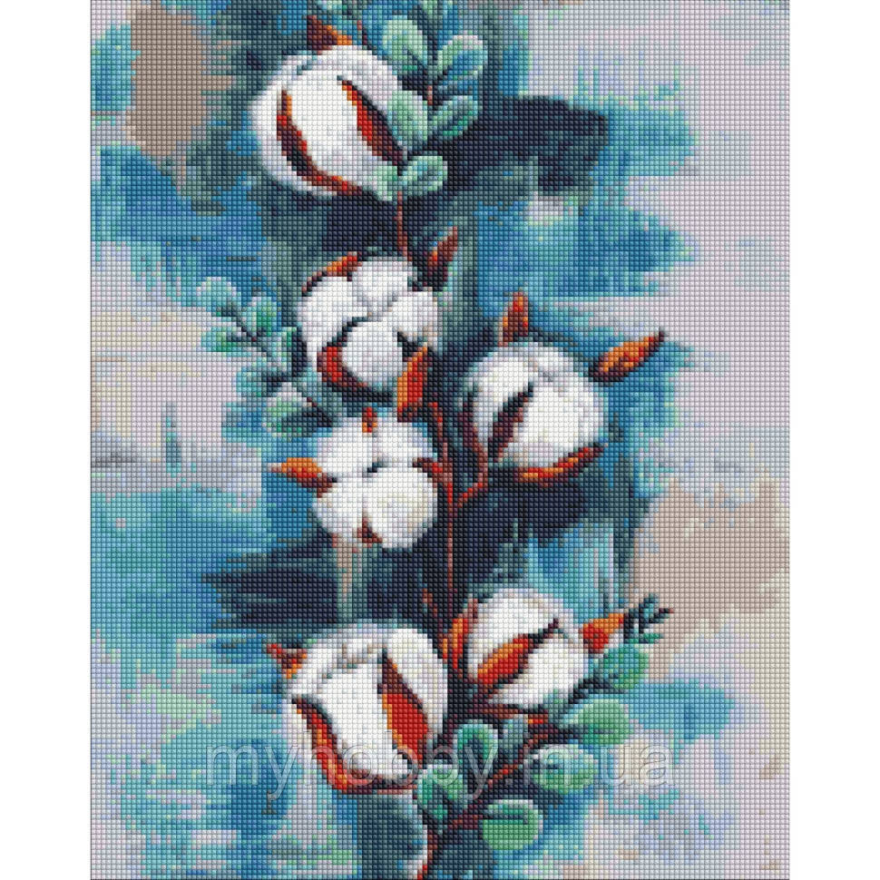 Алмазна мозаїка "Бавовна" 40*50см, фото 1