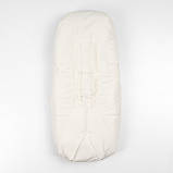 Дитячий зимовий конверт кокон на флісі з утеплювачем у візок коляску від 0 до 10 місяців Тренд Baby XS Молочний, фото 2