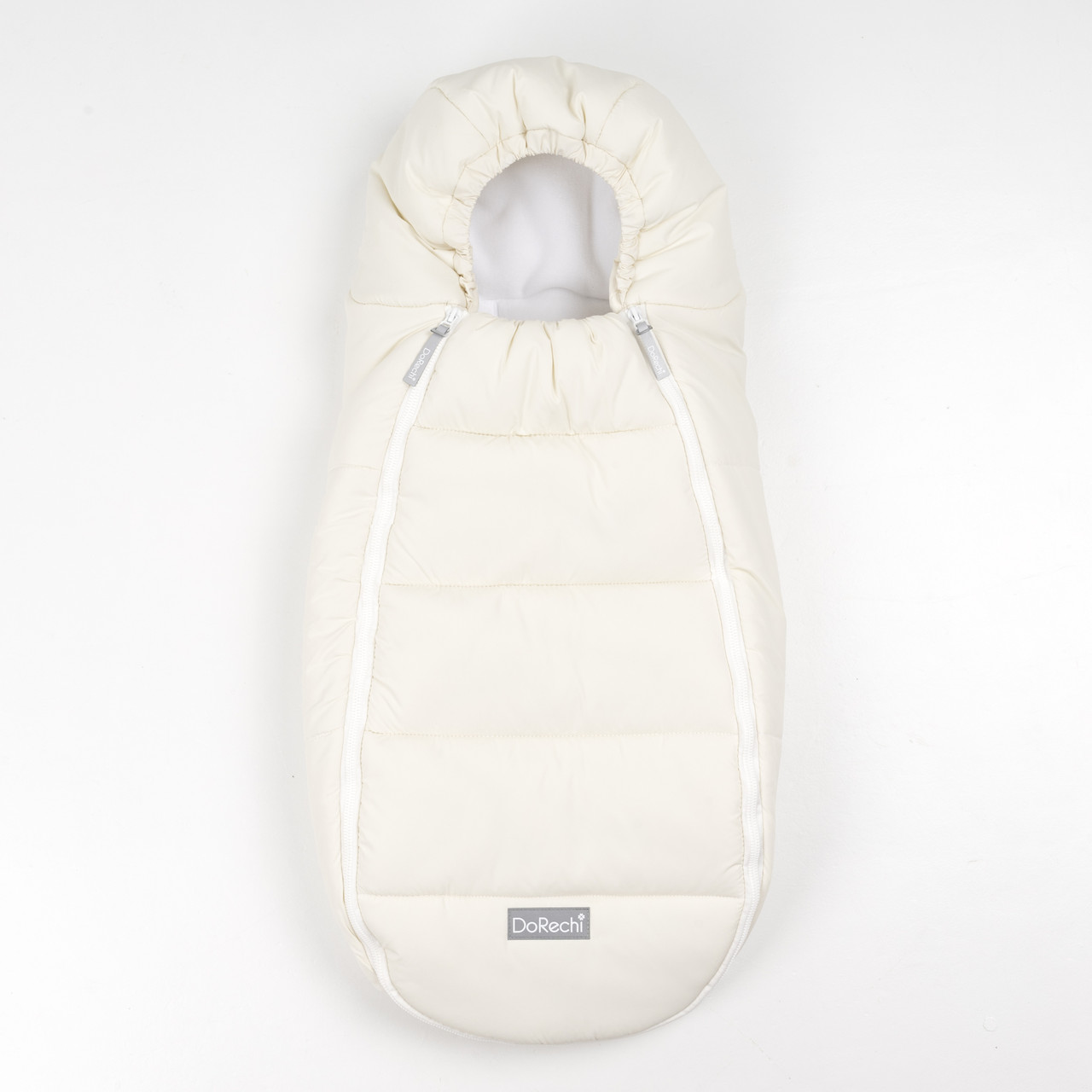 Дитячий зимовий конверт кокон на флісі з утеплювачем у візок коляску від 0 до 10 місяців Тренд Baby XS Молочний, фото 1