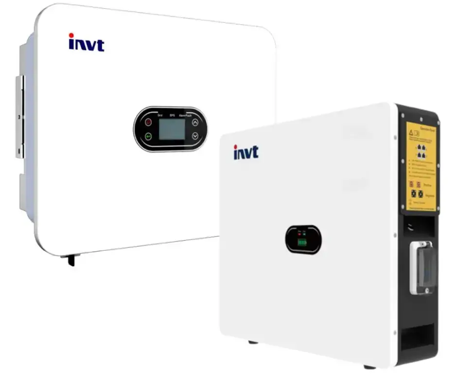 Автономний комплект на 5 кВт: інвертор INVT XD5KTL 5 kW 48 V та акумулятор 100Ah 51,2 INVT GRP5.12-WLV, фото 1