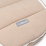 Дитячий зимовий конверт кокон на флісі з утеплювачем у візок коляску від 0 до 10 місяців Тренд Baby XS Лате Беж, фото 10