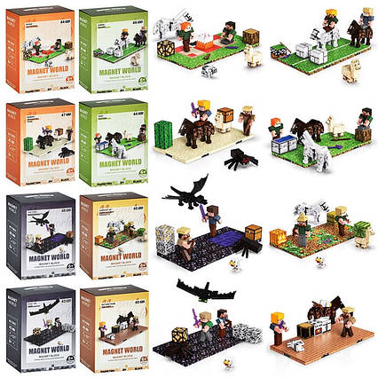 Конструктор Minecraft Magnetic World (T9951-T9958)