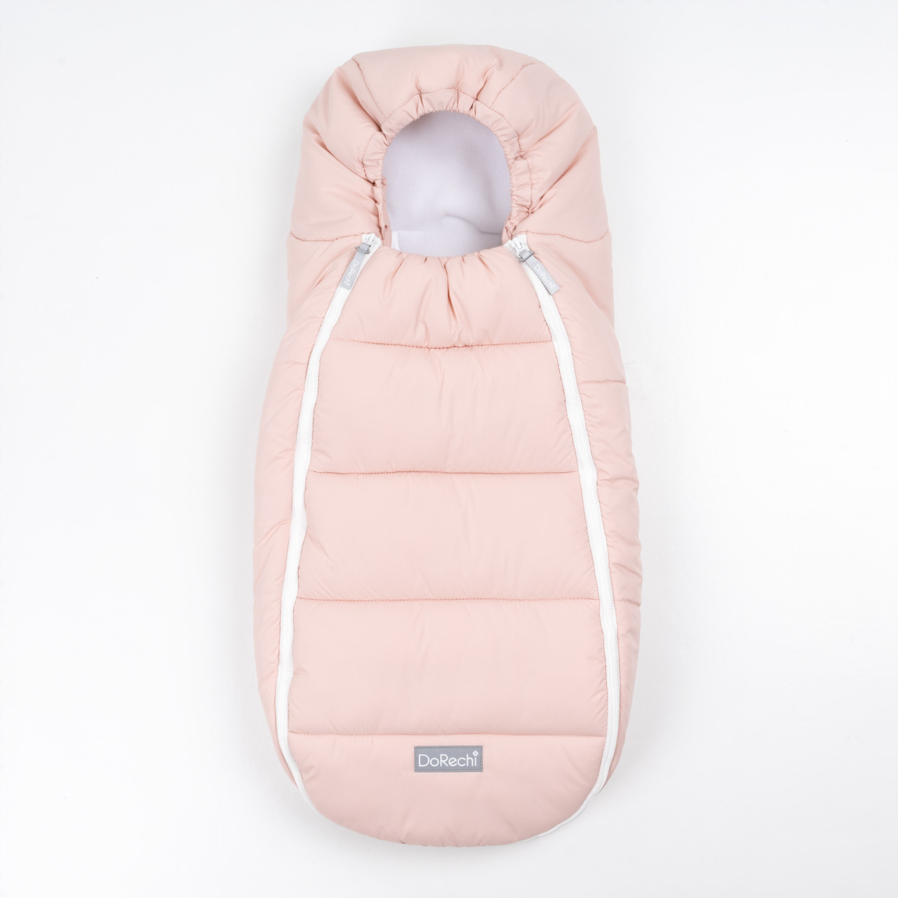 Дитячий зимовий конверт кокон на флісі з утеплювачем у візок коляску від 0 до 10 місяців Тренд Baby XS Рожевий, фото 1