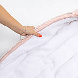 Дитячий зимовий конверт кокон на флісі з утеплювачем у візок коляску від 0 до 10 місяців Тренд Baby XS Рожевий, фото 5