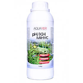 AQUAYER pH/KH мінус — засіб  для зниження карбонатної твердості води акваріума, 1 л