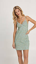 Нічна СОРОЧКА на бретелях ТРИКОТАЖ GREEN MEADOW ELLEN 118/18/03