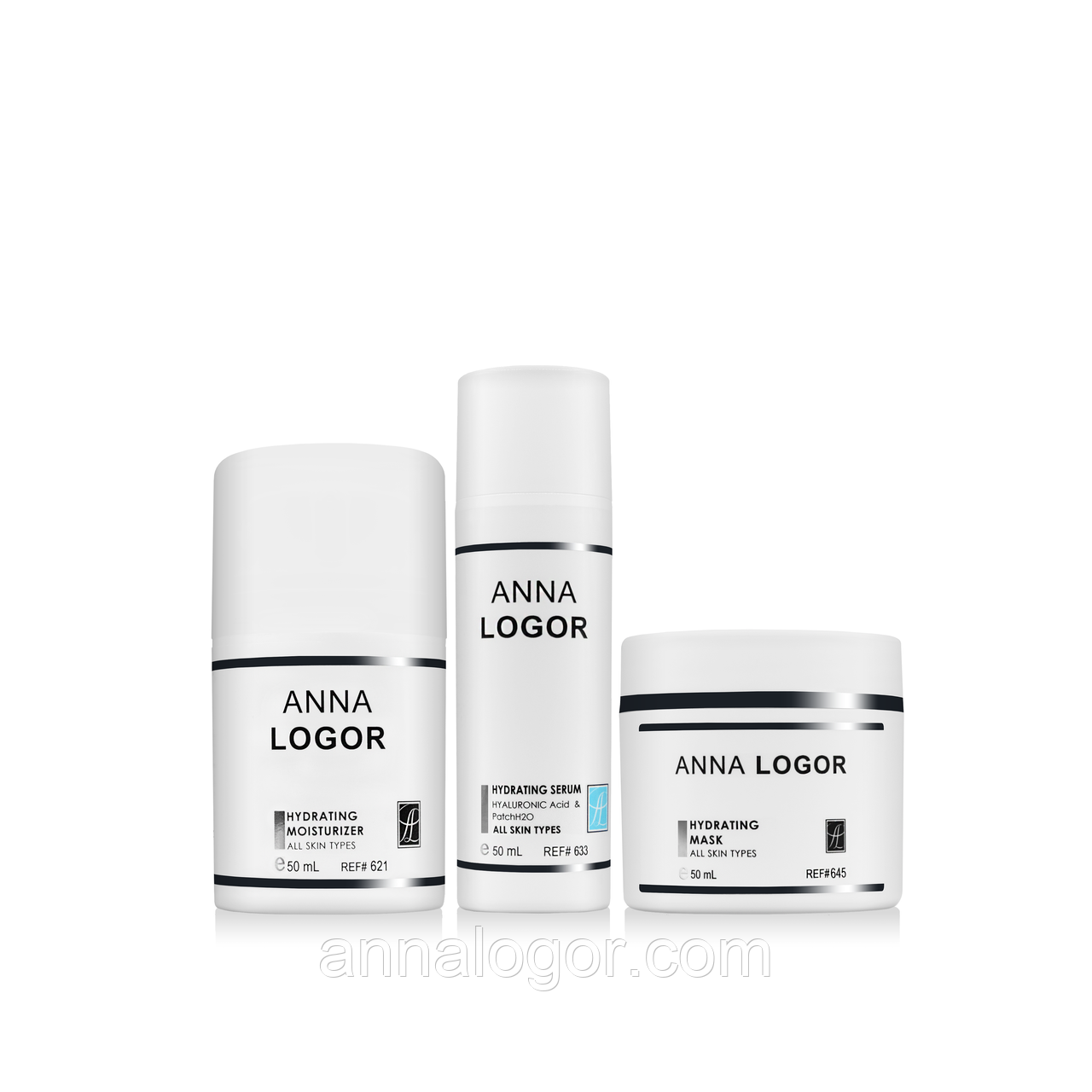 Набір косметики Anna LOGOR Deep Moisturizing Kit Базовий догляд Серія для інтенсивного зволоження шкіри обличчя, фото 1