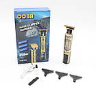 Акумуляторна машинка для стрижки волосся + 3 насадки, від USB, CB-935 / Триммер для стрижки / Чоловічий триммер для бороди, фото 10