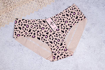 Бежеві леопардові жіночі труси, Voronin, розмір L