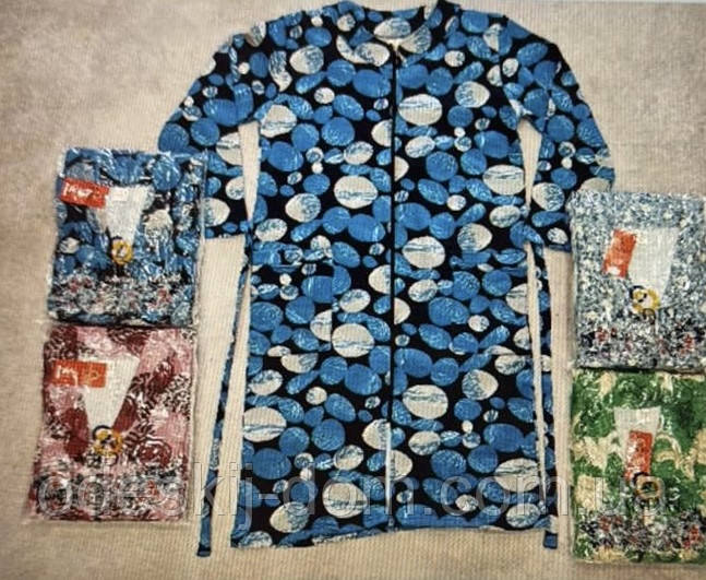 Жіночі узбецькі теплі халати на байці тм ANDIN, фото 1