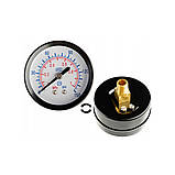 Пневматичний фільтр-регулятор з манометром і маслянкою 1/2" 10 бар / 150 PSI Vorfal V02006, фото 6