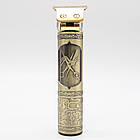 Акумуляторна машинка для стрижки волосся + 3 насадки, від USB, CB-935 / Триммер для стрижки / Чоловічий триммер для бороди, фото 9