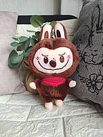 "Чарівний монстрик Лабубу коричневий іграшка для дітей" 25 см