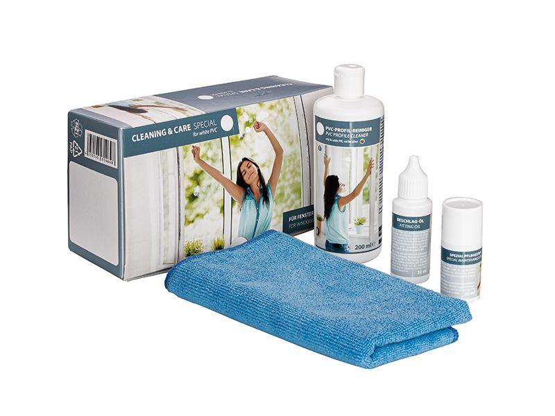 Набір по догляду за вікнами "Premium" (молочко, мастило для ущільнювача, мастило для фурнітури), фото 1