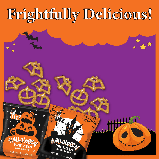 Крендельки Utz Halloween Pretzels Bats and Jacks Treats 2шт х 14.2г, фото 5