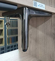 Опора без регулювання вигнута GIFF Justine H=120 чорний нікель глянець