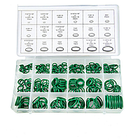 Набір ущільнювальних кілець O-Ring 270 шт. (зелений, NBR гума, від -45°C до +165°C)