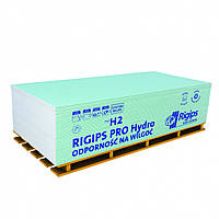 Гіпсокартон Rigips PRO Hydro 3000x1200х12,5мм (стіновий, вологостійкий)