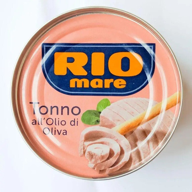 Тунець Кусковий в Оливковій олії RIO Mare Tonno all Olio di Oliva 65 г Італія, фото 1
