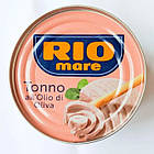 Тунець Кусковий в Оливковій олії RIO Mare Tonno all Olio di Oliva 80 г Італія (12 шт/1 уп), фото 2
