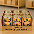 Тунець Кусковий в Оливковій олії RIO Mare Tonno all Olio di Oliva 80 г Італія (12 шт/1 уп), фото 4