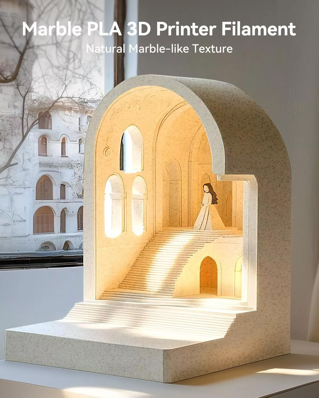 Пластик SUNLU HS PLA Marble