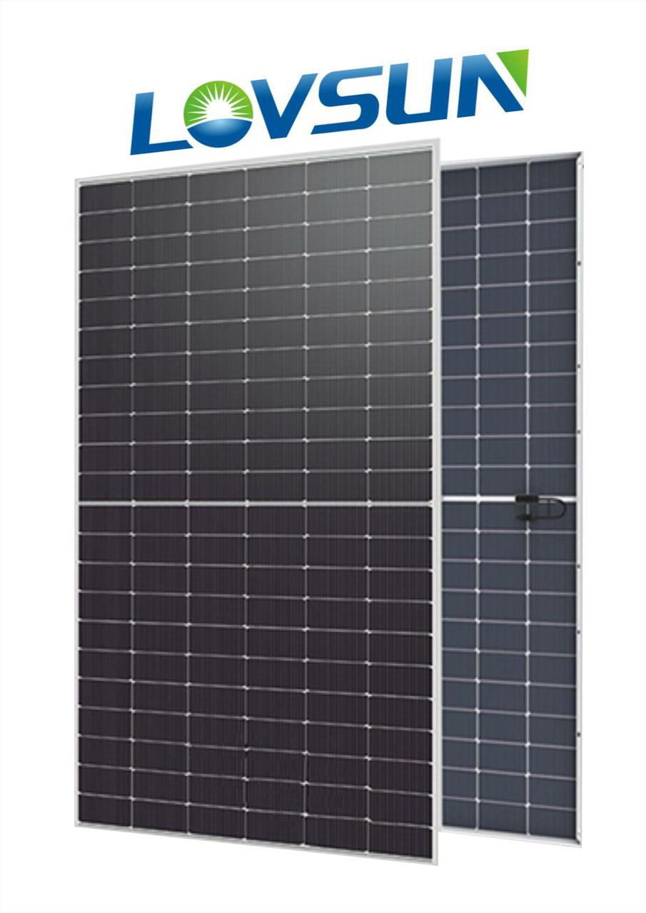 Сонячна панель LOVSUN LRB210-66H 610W bifacial, фото 1