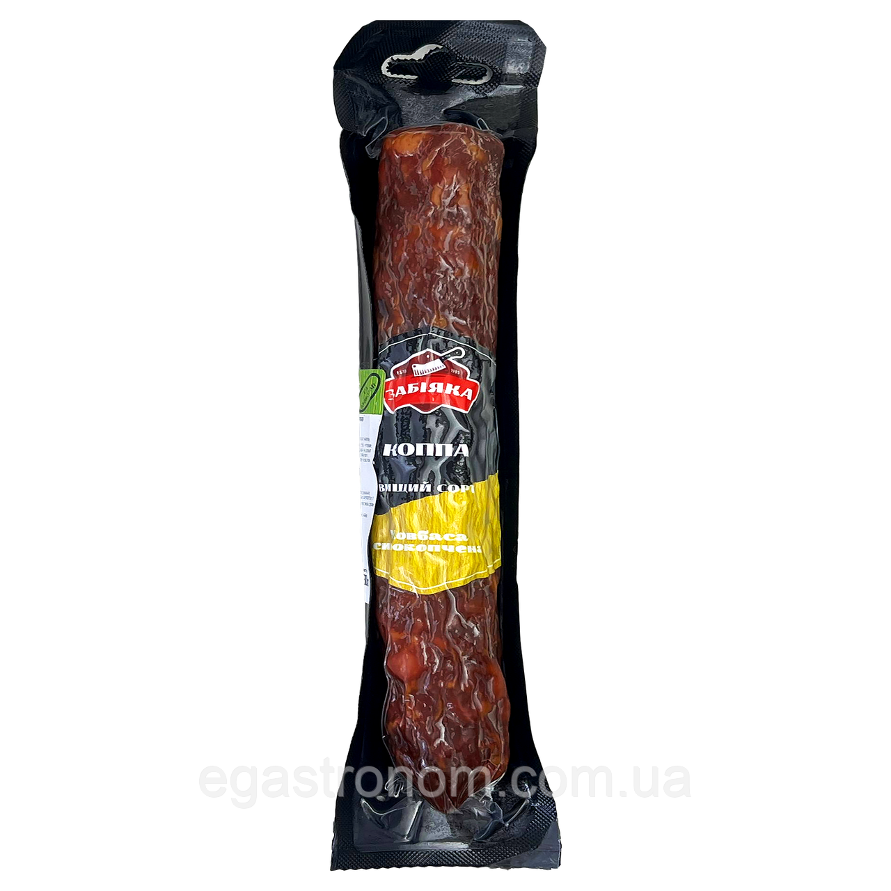 Ковбаса сирокопчена Коппа Забіяка 250g (Код: 00-00018270), фото 1