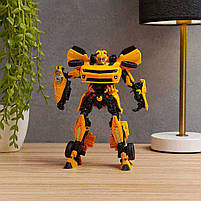 Трансформер Бамблбі 27 см — жовтий робот-автомобіль 611-15A, фото 6
